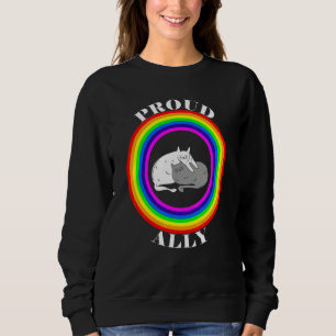 LGBT Lesbisch Schwul Bisexuell Transgender Stolz Q Sweatshirt