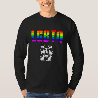 LGBT Lesbisch Schwul Bisexuell Transgender Stolz Q T-Shirt