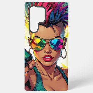 LGBT Lesbische Mohawk Uppercut Pop-Art Samsung Galaxy Hülle