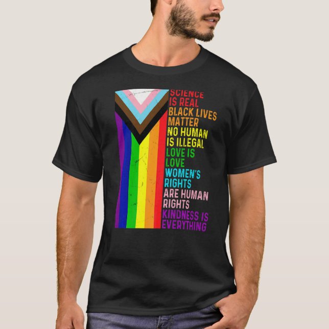 LGBT Lesbische Schwulenwissenschaft ist eine echte T-Shirt (Vorderseite)