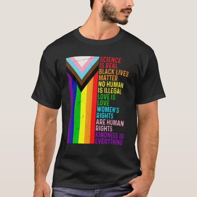 LGBT Lesbische Schwulenwissenschaft ist eine echte T-Shirt (Vorderseite)
