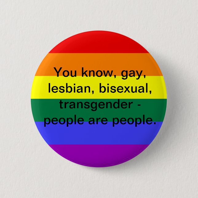 LGBT Leute Button (Vorderseite)