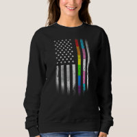 LGBT LGBTQ (American Flag Rainbow Homosexuelle Rig