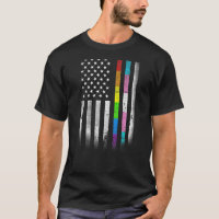 LGBT LGBTQ (American Flag Rainbow Homosexuelle Rig