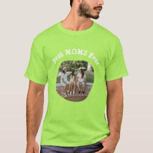 LGBT LGBTQ Beste Mamas je benutzerdefiniertes Foto T-Shirt