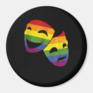 LGBT LGBTQ Queer Darsteller Darstellerin Regenboge Magnet
