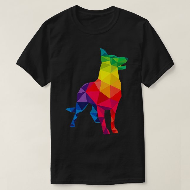 LGBT LGBTQ-Regenbogenflagge des Gay Pride Deutsche T-Shirt (Design vorne)