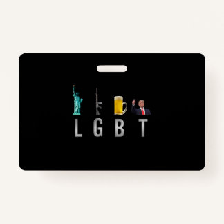 LGBT - Liberty Guns Beer Trump 6 Ausweis