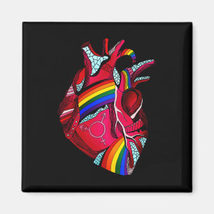 LGBT - Liberty Guns Beer Trump 6 Magnet