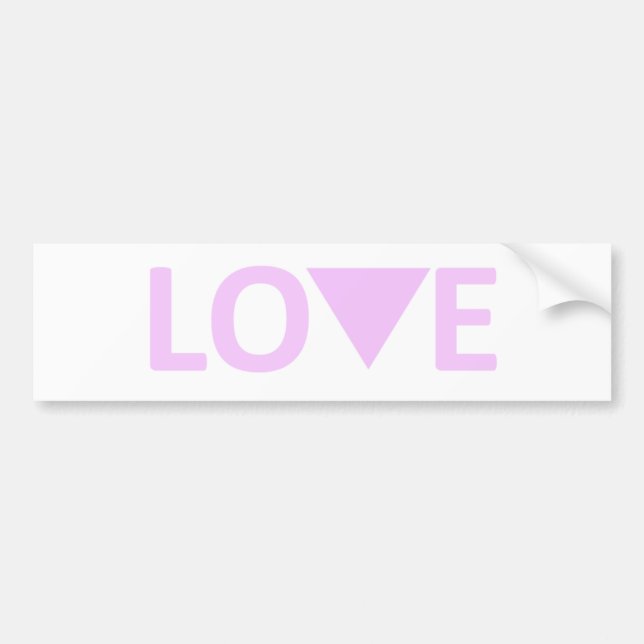 LGBT Liebe-Autoaufkleber Autoaufkleber (Vorne)