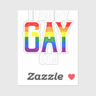 LGBT Liebe Gay Son - Gay Pride Outfit Gay Pride Pa Aufkleber