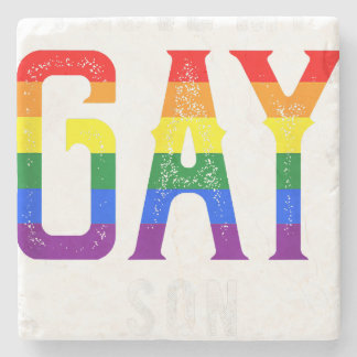 LGBT Liebe Gay Son - Gay Pride Outfit Gay Pride Pa Steinuntersetzer