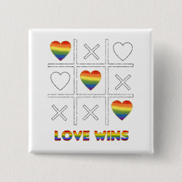 LGBT-Liebe gewinnt Button