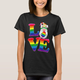 Lgbt Liebe Gnome Ostertag Couple Lesbian Gay Outfi T-Shirt