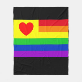 #LGBT #Liebe #pride #gay #lesbian #space #parade Fleecedecke
