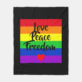 #LGBT #Liebe #pride #gay #lesbian #space #parade Fleecedecke