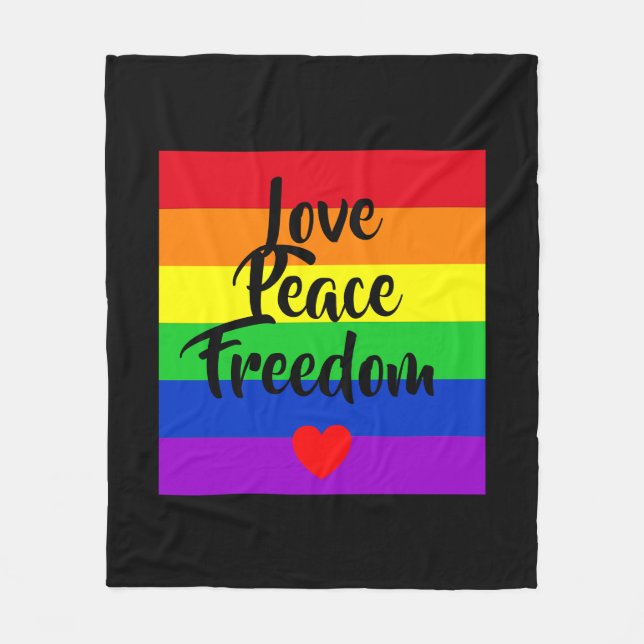 #LGBT #Liebe #pride #gay #lesbian #space #parade Fleecedecke (Vorderseite)