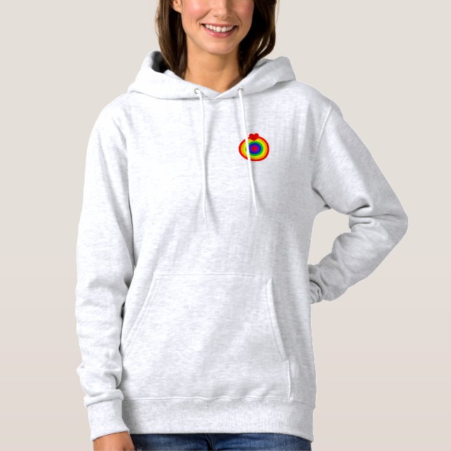 #LGBT #Liebe #pride #gay #lesbian #space #parade Hoodie (Vorderseite)