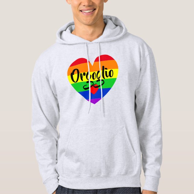 #LGBT #Liebe #pride #gay #lesbian #space #parade Hoodie (Vorderseite)