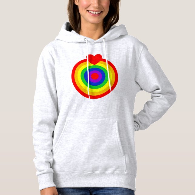 #LGBT #Liebe #pride #gay #lesbian #space #parade Hoodie (Vorderseite)