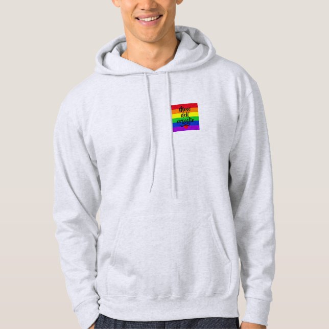 #LGBT #Liebe #pride #gay #lesbian #space #parade Hoodie (Vorderseite)