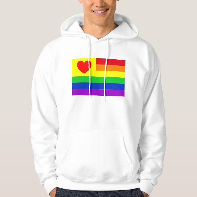 #LGBT #Liebe #pride #gay #lesbian #space #parade Hoodie (Vorderseite)