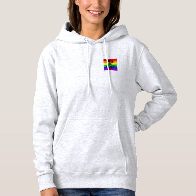 #LGBT #Liebe #pride #gay #lesbian #space #parade Hoodie (Vorderseite)