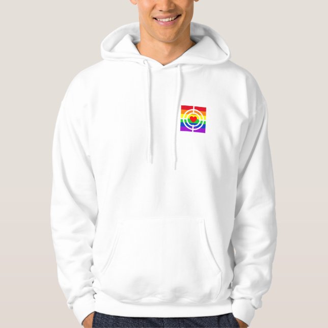 #LGBT #Liebe #pride #gay #lesbian #space #parade Hoodie (Vorderseite)