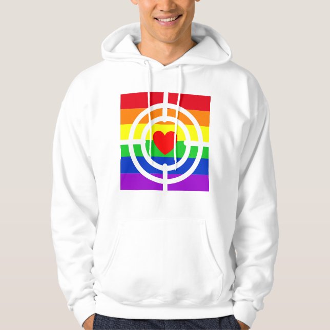 #LGBT #Liebe #pride #gay #lesbian #space #parade Hoodie (Vorderseite)