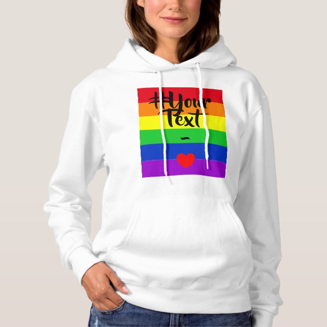 #LGBT #Liebe #pride #gay #lesbian #space #parade Hoodie (Vorderseite)