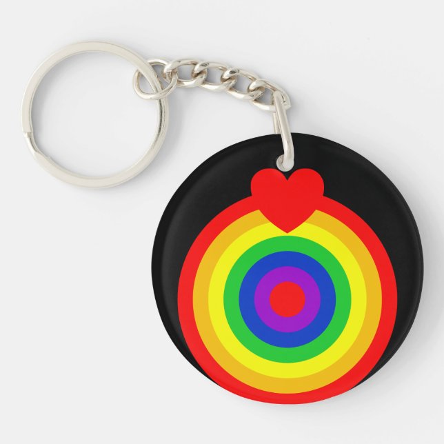 #LGBT #Liebe #pride #gay #lesbian #space #parade Schlüsselanhänger (Vorderseite)
