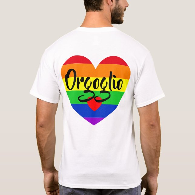 #LGBT #Liebe #pride #gay #lesbian #space #parade T-Shirt (Rückseite)