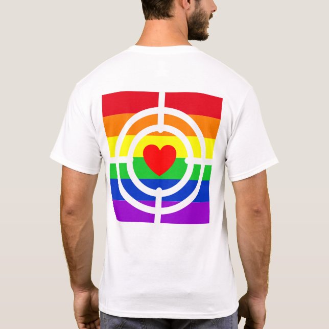 #LGBT #Liebe #pride #gay #lesbian #space #parade T-Shirt (Rückseite)