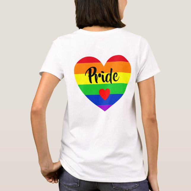 #LGBT #Liebe #pride #gay #lesbian #space #parade T-Shirt (Rückseite)