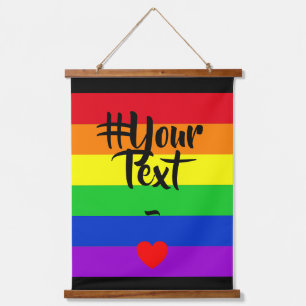 #LGBT #Liebe #pride #gay #lesbian #space #parade Wandteppich Mit Holzrahmen