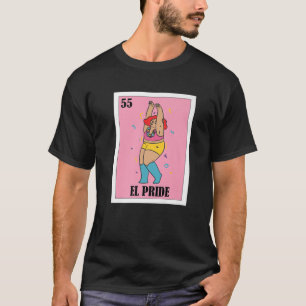 LGBT-Lotterie-Design - Mexikanisches Bingo El Prid T-Shirt