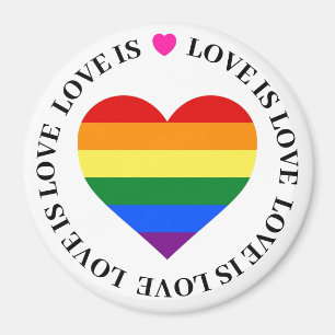 LGBT Magnete - Liebe ist Liebe