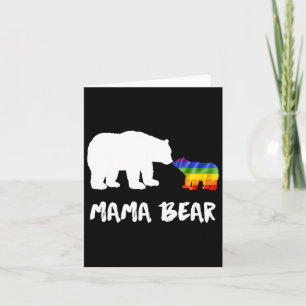 Lgbt Mama Bear Mama Lesbian Gay Biual Transgender Karte