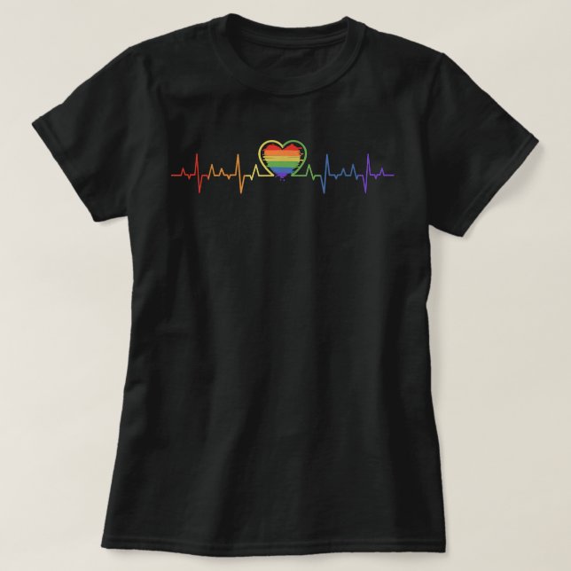 LGBT Mama Bear Pride Mama Regenbogen T-Shirt (Design vorne)