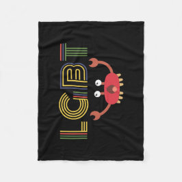 LGBT - Menschenrechte - Niedliche Krebse Fleecedecke