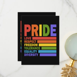 LGBT-Monat Stolz auf Schwule Dankeskarte