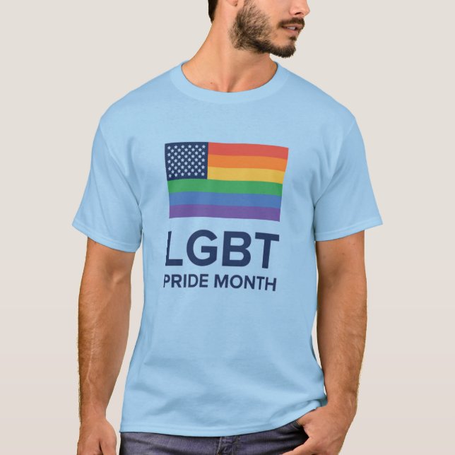LGBT-Monat| Vereinigte Staaten T-Shirt (Vorderseite)