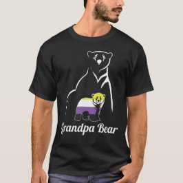 LGBT, nicht binär, Grandpa-Bär, durch nicht binäre T-Shirt