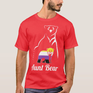 LGBT, nicht binäre Tante, Bär, nicht binär T-Shirt