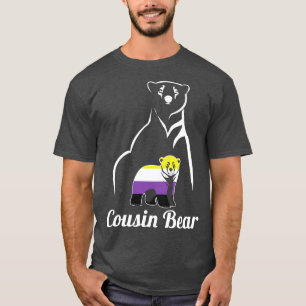 LGBT, nicht binärer Cousin, Bärenbär, nicht binär T-Shirt