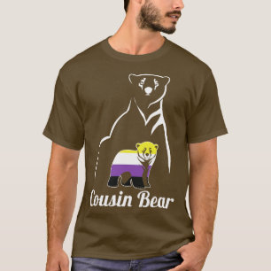 LGBT, nicht binärer Cousin, Bärenbär, nicht binär T-Shirt
