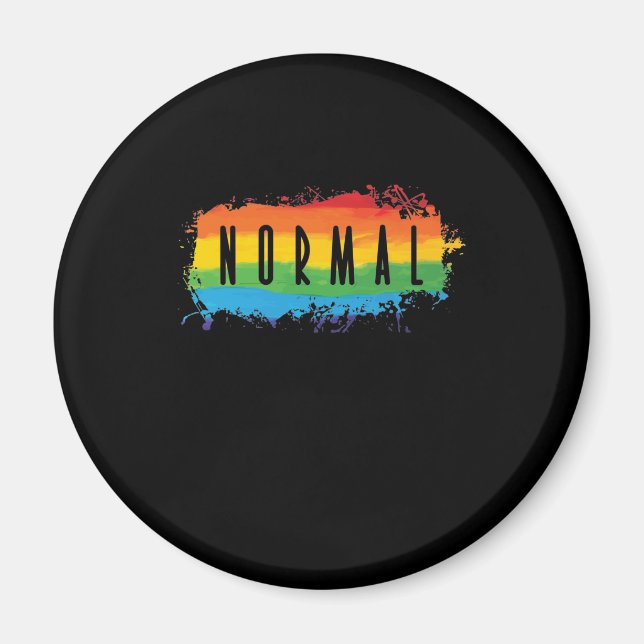 LGBT "normal" Magnet (Vorne)