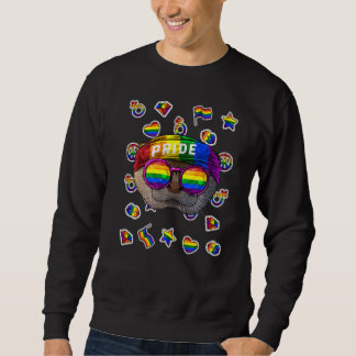 Lgbt Otter Gay Pride Month Animal Rainbow Lesbian Sweatshirt
