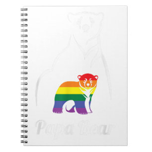 LGBT Papa Bear Gay Pride Gleichberechtigung Notizblock