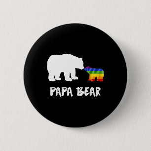 Lgbt Papa Bear Vater Lesbian Gay Biual Transgender Button